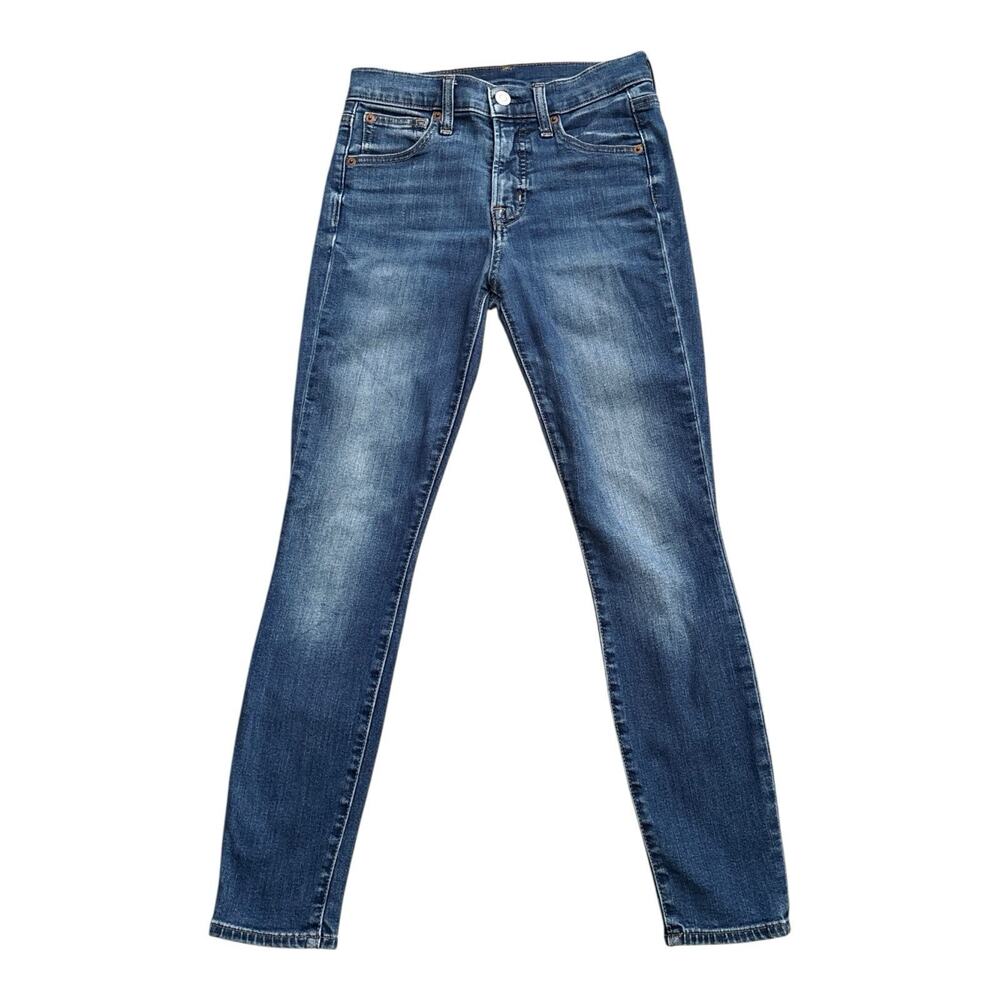 Gap Denim True Skinny High Rise Jeans Womens 00P Petite Blue 25.5" Inseam